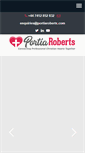 Mobile Screenshot of portiaroberts.com