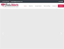 Tablet Screenshot of portiaroberts.com